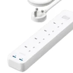 محافظ برق 4 در 1 و شارژر USB انکر 322 - Anker 322 USB Power Strip A9142