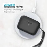کیس محافظ سیلیکونی هدفون انکر Anker Soundcore A20i Silicon Case + آویز فلزی - Image 4
