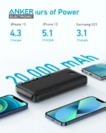 پاور بانک 20000 میلی آمپر انکر Anker 335 powercore 20000 mAh A1288 - Image 3