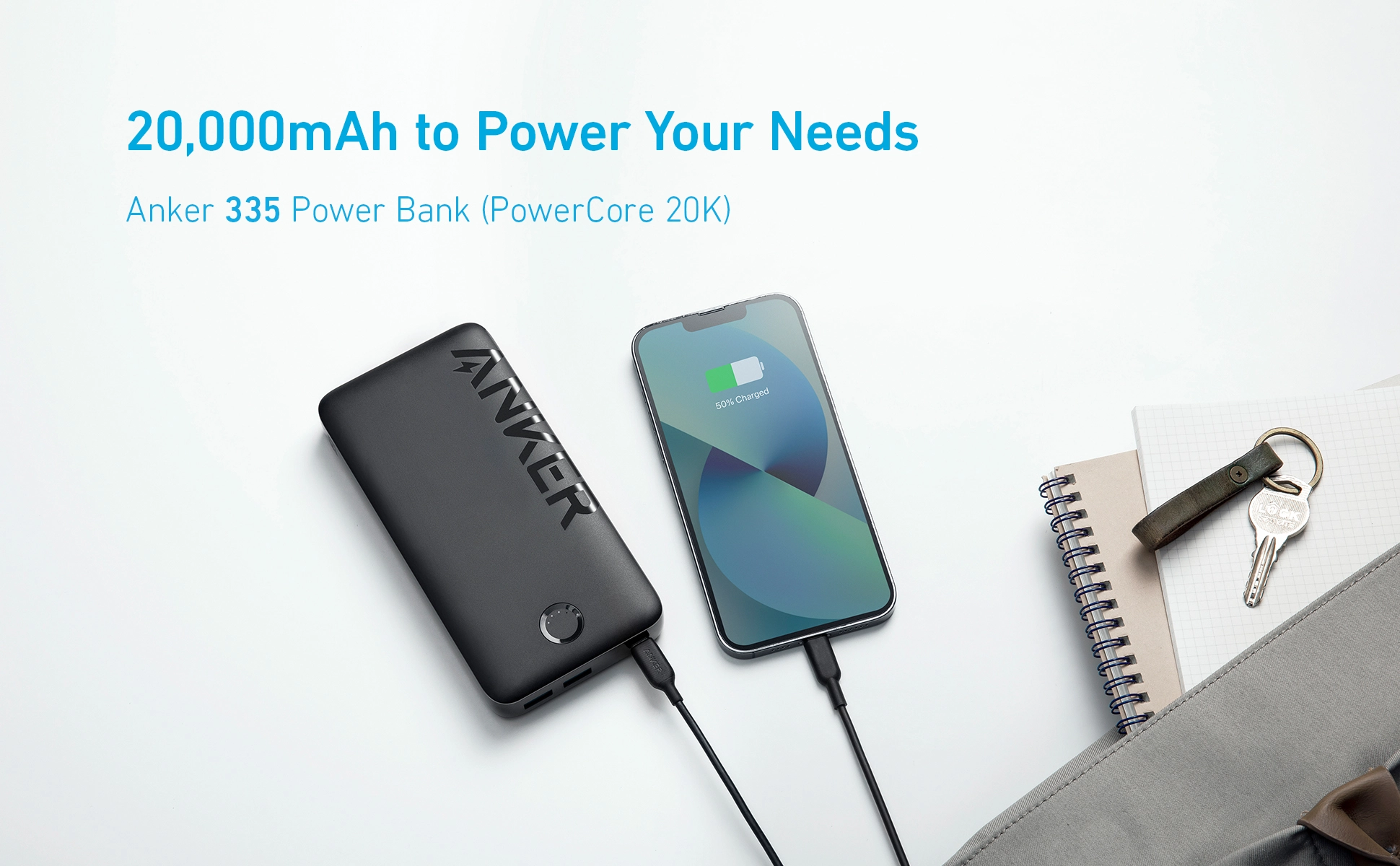 پاور بانک 20000 میلی آمپر انکر Anker 335 powercore 20000 mAh A1288 1 Anker 335 powercore 20000 mAh A1288