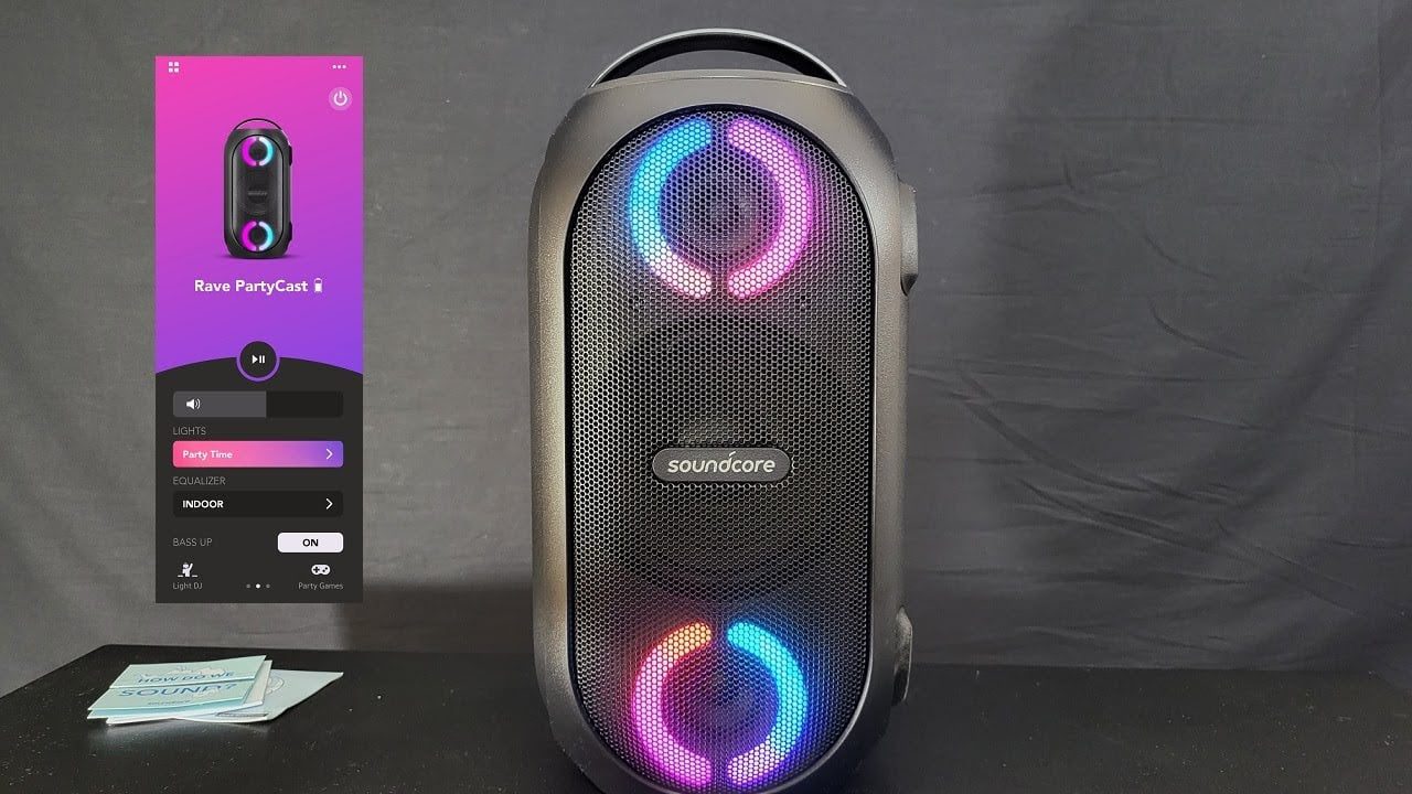 اسپیکر بلوتوثی انکر Anker Soundcore Rave Mini A3390 4 اسپیکر قابل حمل انکر Anker Soundcore Rave Mini