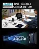 هاب شارژر رومیزی 240 وات انکر Anker Prime 240W GaN Charger A2342 - Image 6