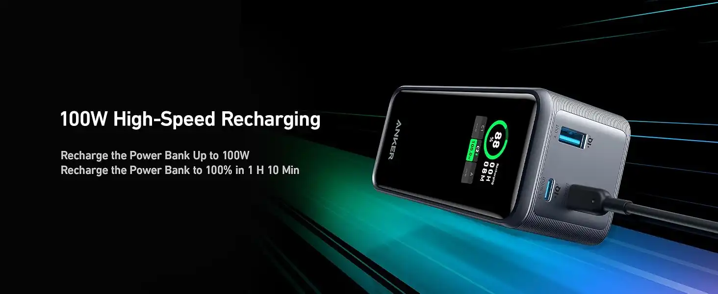 پاوربانک 20000 میلی آمپر انکر Anker Prime 20000mAh Power Bank 200W A1336 4 پاوربانک انکر Anker Prime 20,000mAh Power Bank 200W A1336