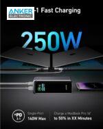 پاوربانک 250 وات + پایه شارژر 100 وات کمبو انکر Anker Prime 27650mAh Power Bank 250W With 100W Charging Base B1340 - Image 2