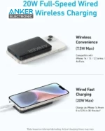 پاوربانک 10 هزار میلی آمپر انکر Anker 334 MagGo Battery 10000mAh A1642 - Image 3