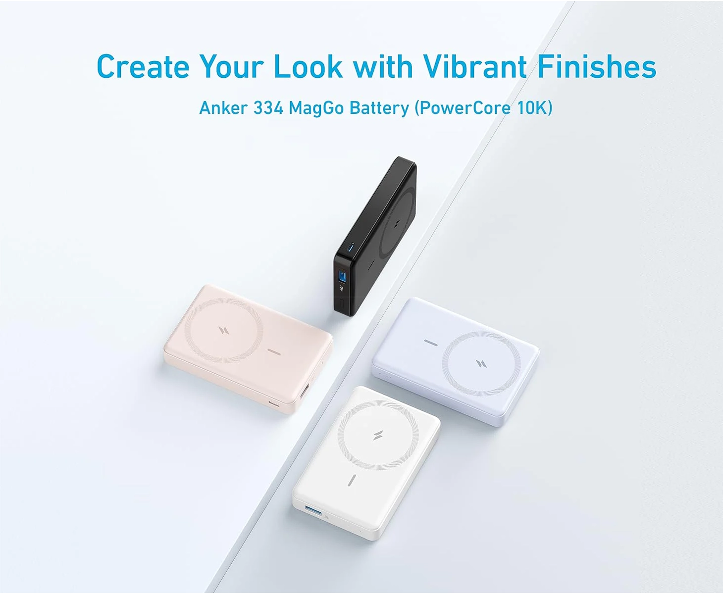 پاوربانک 10 هزار میلی آمپر انکر Anker 334 MagGo Battery 10000mAh A1642 1 A1642