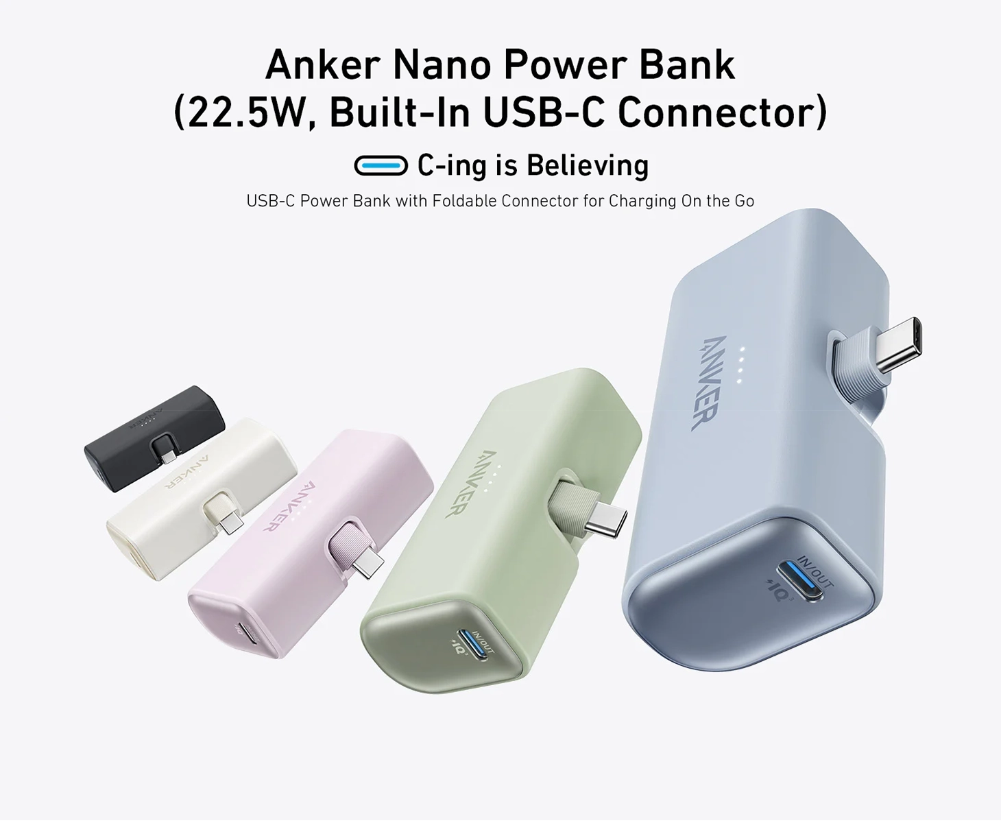 پاوربانک 5000 میلی آمپر انکر Anker Nano 5000mAh Power Bank A1653 با سوکت تایپ سی 1 A1653 12 1