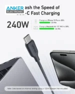 کابل USB-C به USB-C 90 سانتی متر انکر Anker 544 USB-C to USB-C Cable A80F5 - Image 3