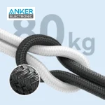 کابل 180سانت USB A به USB C انکر Anker 322 USB-A to USB-C Cable Braided 1.8m A81H6 - Image 3