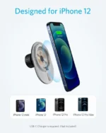 پایه نگهدارنده و شارژر وایرلس موبایل انکر Anker PowerWave Magnetic Car Charging Mount A2931 - Image 7