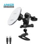 پایه نگهدارنده و شارژر وایرلس موبایل انکر Anker PowerWave Magnetic Car Charging Mount A2931