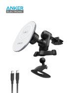 پایه نگهدارنده و شارژر وایرلس موبایل انکر Anker PowerWave Magnetic Car Charging Mount A2931
