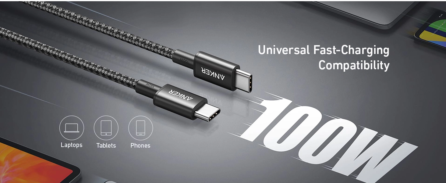 کابل شارژر 3 متر USB-C to USB-C انکر Anker USB-C to USB-C 100W Cable A8758 2 85bce413 4fe6 4a63 ac26 7c08a22a135f. CR001464600 PT0 SX1464 V1