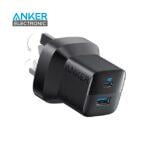 شارژر دیواری 33 وات انکر Anker 323 Charger 33W A2331 + مبدل پریز هدیه
