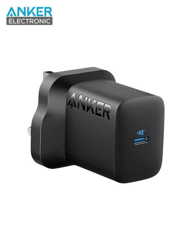 A2640-1 شارژر دیواری 30 وات انکر Anker 312 Charger 30W A2640 UK + مبدل پریز هدیه - Image 1