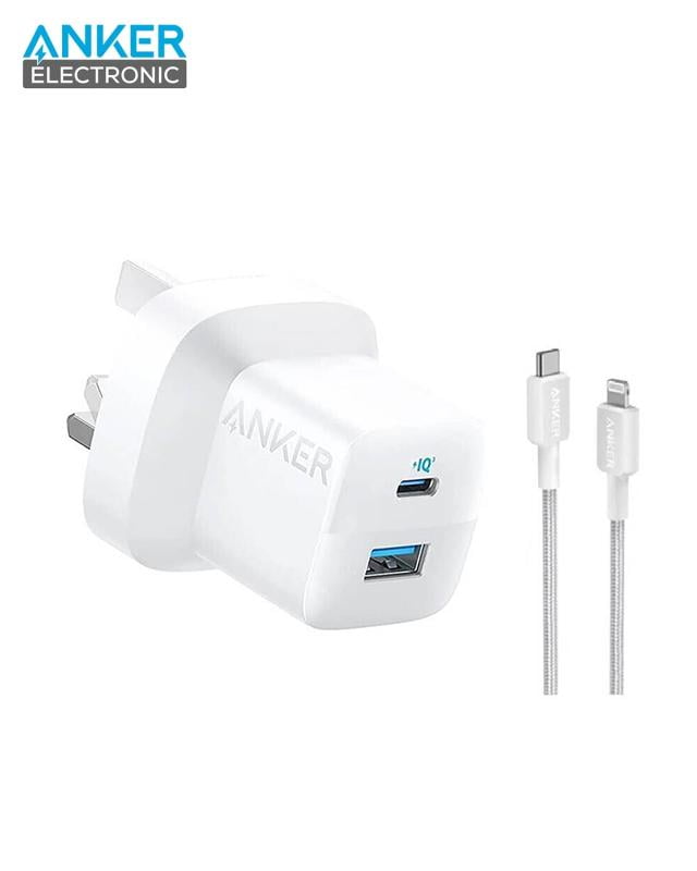 B2331 شارژر دیواری 33 وات انکر Anker 323 Charger 33W B2331K21 UK + مبدل پریز هدیه - Image 1