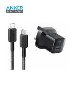شارژر دیواری 33 وات انکر Anker 323 Charger 33W B2331K11 UK + مبدل پریز هدیه