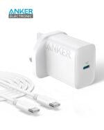 شارژر دیواری 20 وات انکر Anker Select Charger 20W B2347 UK + مبدل پریز هدیه