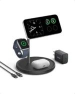 شارژر وایرلس 15 وات مگ سیف 3 در 1 انکر Anker MagGo Wireless Charging Station 3-in-1 Stand B25M3311 - Image 3