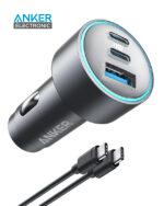 شارژر فندکی 67 وات انکر Anker 535 USB-C Car Charger 67W B2731 + کابل تایپ سی به تایپ سی