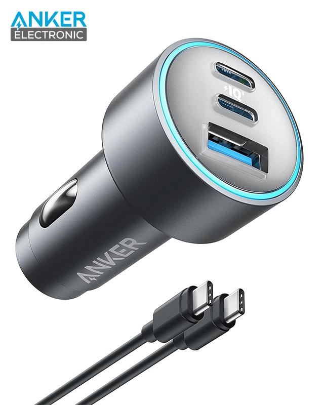 B2731HA1 شارژر فندکی 67 وات انکر Anker 535 USB-C Car Charger 67W B2731 + کابل تایپ سی به تایپ سی - Image 1
