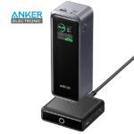 پاوربانک 250 وات + پایه شارژر 100 وات کمبو انکر Anker Prime 27650mAh Power Bank 250W With 100W Charging Base B1340
