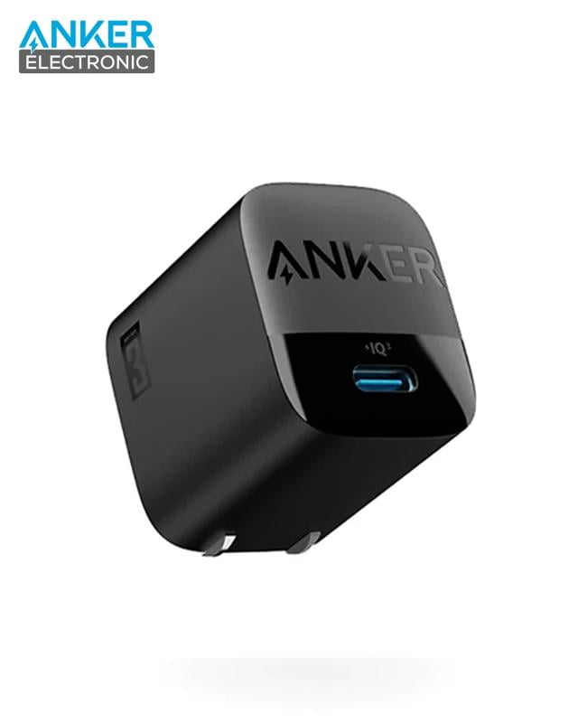 A2639 شارژر دیواری 30 وات انکر Anker 313 GaN 30W Charger A2639 + مبدل پریز هدیه - Image 1