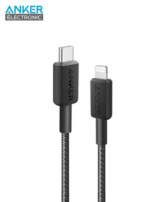 A81B5 کابل تایپ سی به لایتنینگ انکر Anker 322 USB-C to Lightning 90cm A81B5 - Image 1