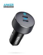 شارژر فندکی 40 وات انکر Anker PowerDrive III Duo USB-C Car Charger A2724