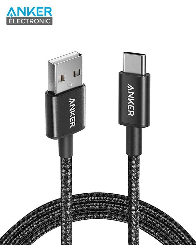 Anker USB A To Type-C Cable کابل 1.8 متری USB A به USB C انکر Anker USB A To Type-C Cable 1.8m A8173 - Image 1
