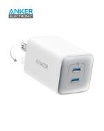 شارژر دیواری 47 وات انکر Anker Nano 3 47W GaN Compact Charger US A2039 پلاگ دو پین تاشو - Image 2