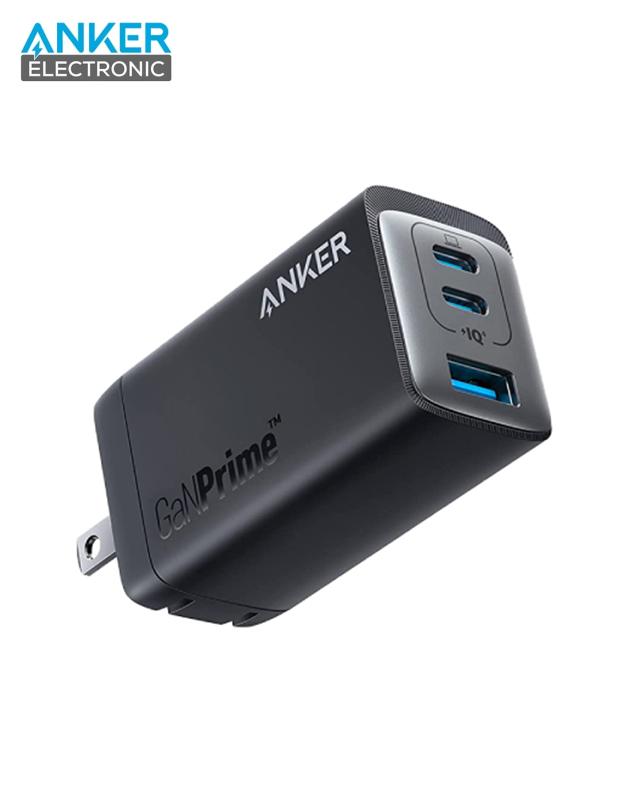 A2668 US شارژر دیواری 65 وات انکر Anker 735 Charger GaNPrime 65W A2668 US + مبدل پریز هدیه - Image 1