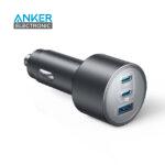 شارژر فندکی 167.5 وات انکر Anker Car Charger 167.5W 3 Port A2737