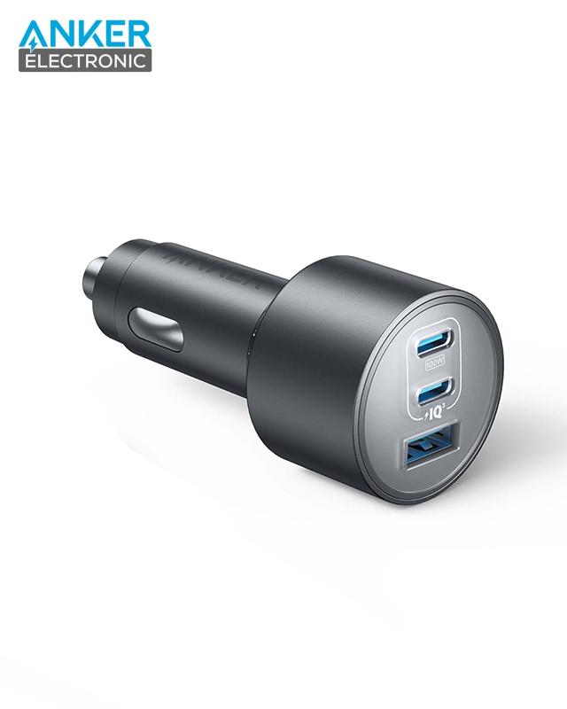 Anker 167.5W car charger A2737 شارژر فندکی 167.5 وات انکر Anker Car Charger 167.5W 3 Port A2737 - Image 1