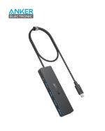هاب دیتا 4 پورت USB 3.0 انکر  Anker 4-Port Ultra Slim USB 3.0 Data Hub A8309