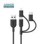 کابل شارژ 3 در 1 انکر Anker PowerLine II 3-in-1 Cable A8436