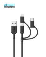 کابل شارژ 3 در 1 انکر Anker PowerLine II 3-in-1 Cable A8436