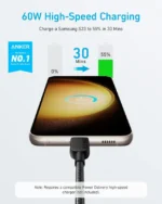 کابل 180 سانتی متر USB C به USB C انکر Anker 310 USB-C to USB-C Cable A81C6 - Image 7