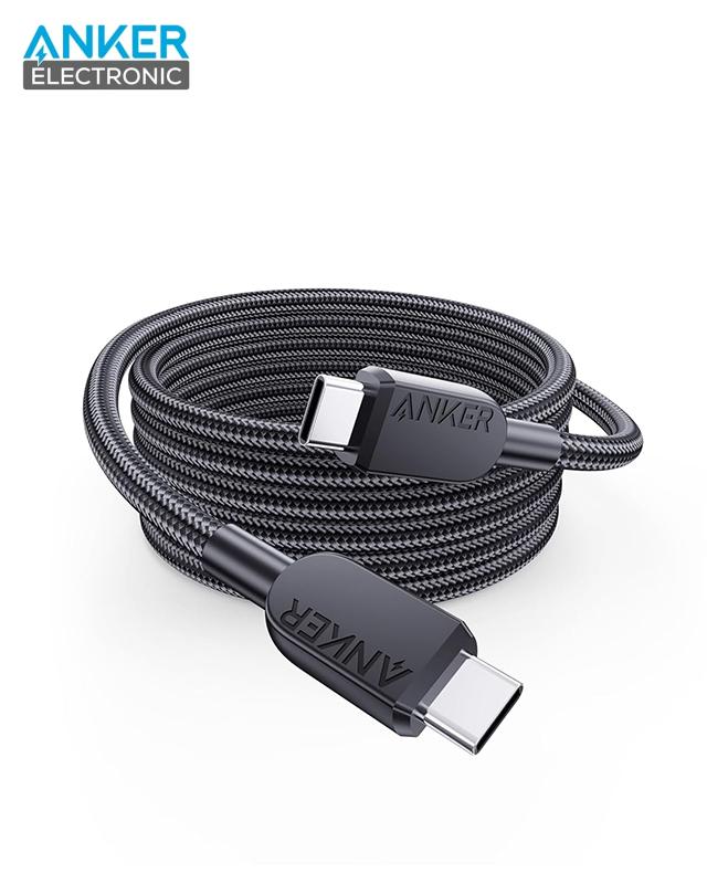 Anker 310 cable A81C5 کابل 180 سانتی متر USB C به USB C انکر Anker 310 USB-C to USB-C Cable A81C6 - Image 1