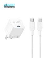 شارژر دیواری 20 وات انکر Anker PowerPort III 20W Cube B2149P22 + کابل USB C