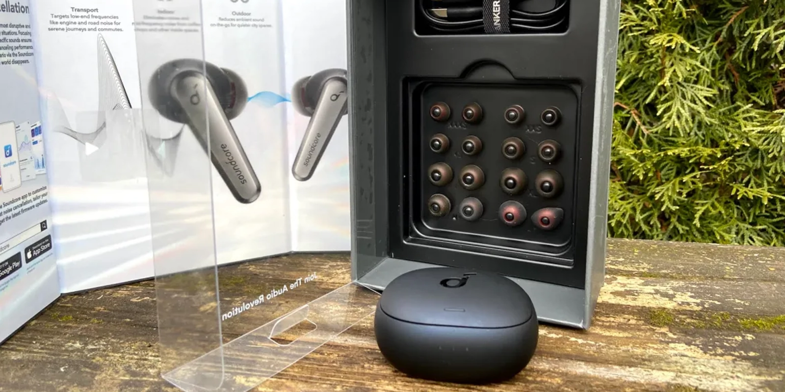 سری سیلیکونی اورجینال هدفون انکر مدل Anker Soundcore Liberty Air 2 Pro A3951 In-Ear Tips هشت سایز سری سیلیکونی 1 Liberty Air 2 Pro Eartips Black