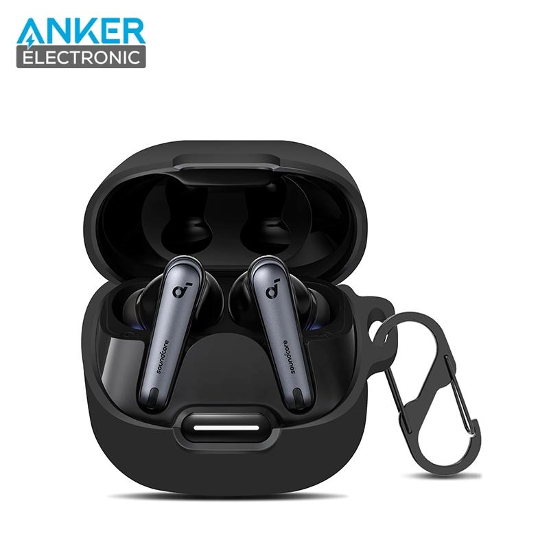 liberty 4NC cover 1 کیس محافظ سیلیکونی هدفون انکر Anker Soundcore Liberty 4 NC Silicone Case + آویز - Image 1