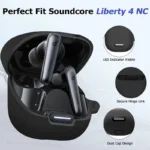 کیس محافظ سیلیکونی هدفون انکر Anker Soundcore Liberty 4 NC Silicone Case + آویز - Image 4