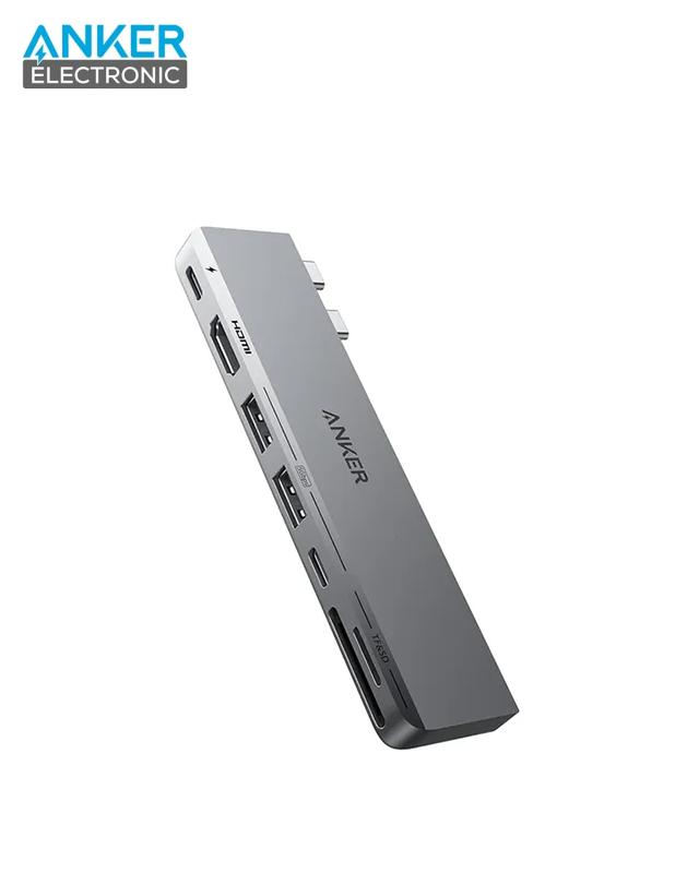 A8354 1 هاب دیتا 7 پورت انکر برای مک بوک Anker 547 USB-C Hub 7-in-2 A8354 - Image 1