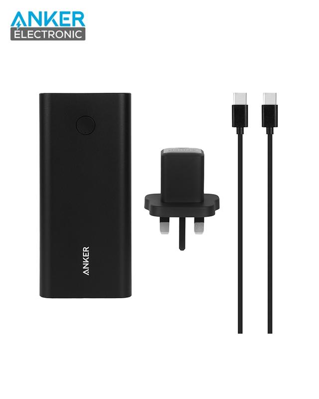 B1376K11 پاوربانک 26800 میلی آمپر انکر Anker Powercore+ 26800mAh B1376K11 + مبدل پریز (هدیه) - Image 1