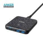 شارژر رومیزی 63 وات انکر Anker PowerPort Atom III Slim 63W A2046K11 بدنه پارچه ای