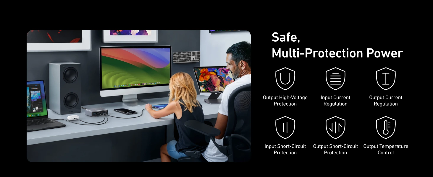 شارژر رومیزی 200 وات انکر Anker Prime Charger 200W A2683 4 A2683 10