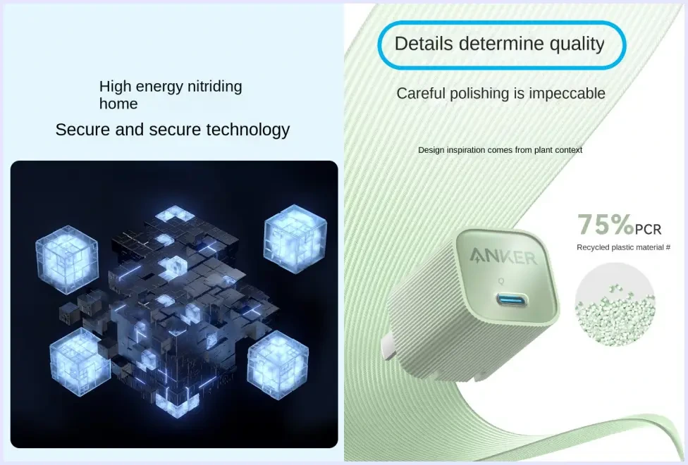 شارژر دیواری 30 وات انکر Anker Nano 30W USB C Adapter A2337 3 2337 3