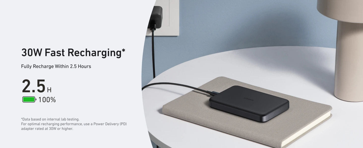 پاوربانک مگ سیف 10000 میلی آمپر انکر Anker MagGo 10000mAh Power Bank A1664 3 A1664 2