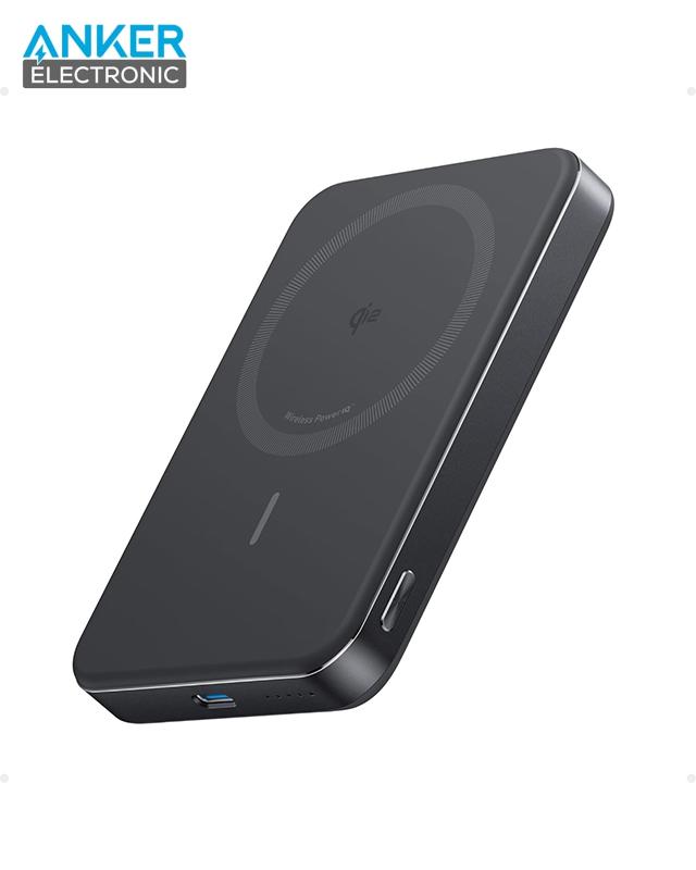 A1664 پاوربانک مگ سیف 10000 میلی آمپر انکر Anker MagGo 10000mAh Power Bank A1664 - Image 1